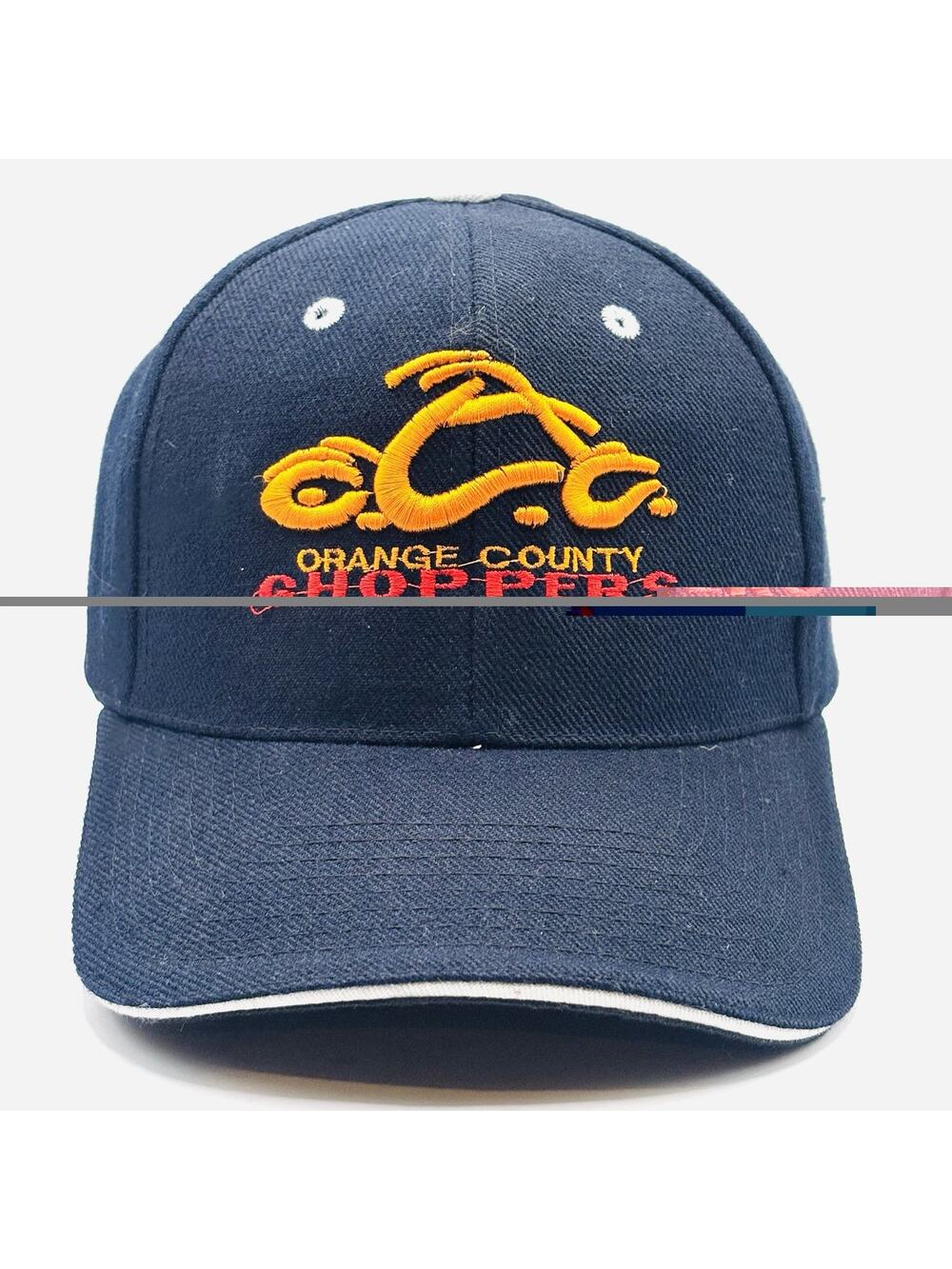 Orange County Choppers Biker Strapback Ball Cap/Hat OCC Adjustable Y2K